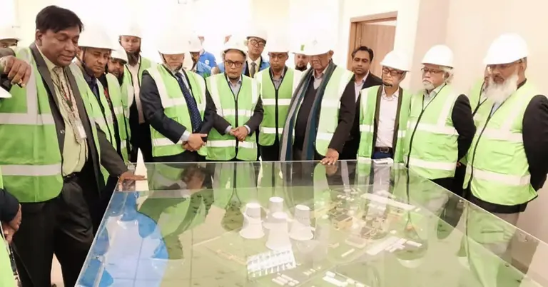 রূপপুর বিদ্যুৎকেন্দ্র নির্মাণ প্রকল্প পরিদর্শন করেছেন বিজ্ঞান ও প্রযুক্তি উপদেষ্টা